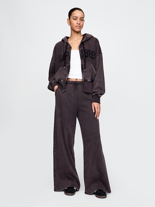 Image number 4 showing, VintageSoft Full-Zip Wedge Hoodie