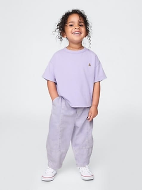 Baby & Toddler Pull-On Barrel Jeans
