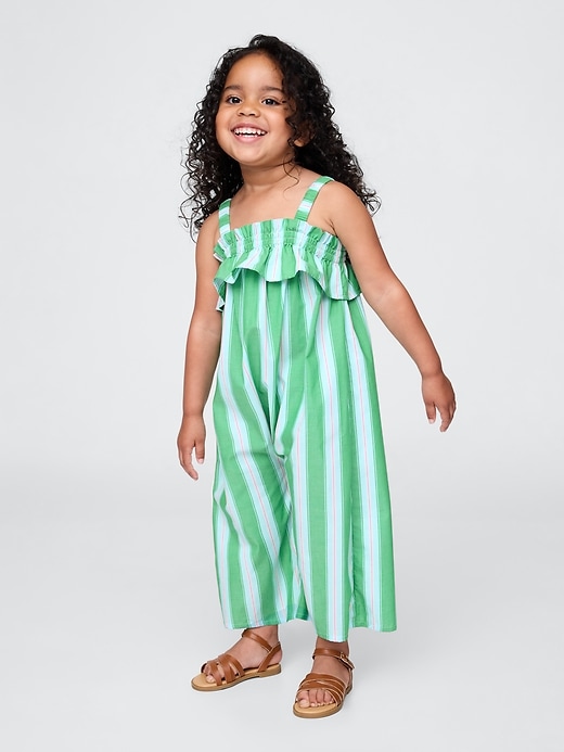Image number 1 showing, Baby & Toddler Poplin Jumpsuit