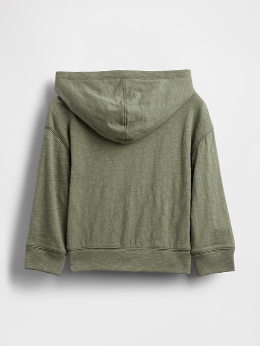 Image number 3 showing, Baby & Toddler Organic Cotton Hooded T-Shirt