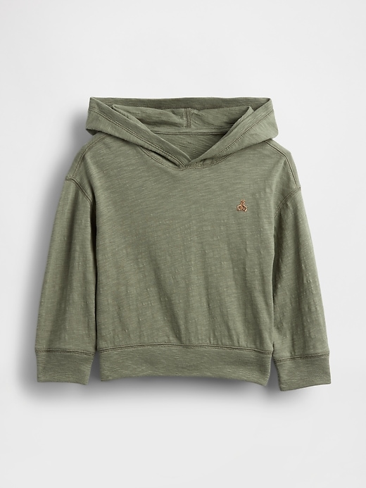 Image number 2 showing, Baby & Toddler Organic Cotton Hooded T-Shirt