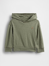 Baby & Toddler Organic Cotton Hooded T-Shirt