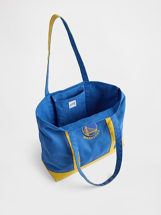 Image number 3 showing, NBA Golden State Warriors Logo Tote Bag