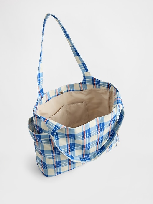 Image number 3 showing, Linen-Cotton Tote Bag