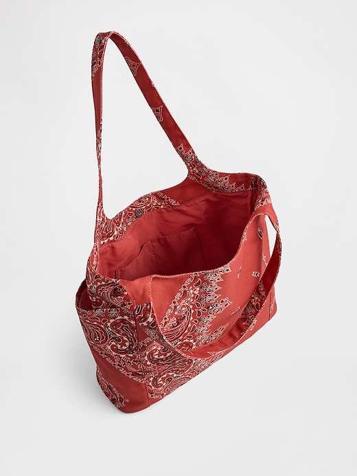 Image number 3 showing, Linen-Cotton Tote Bag