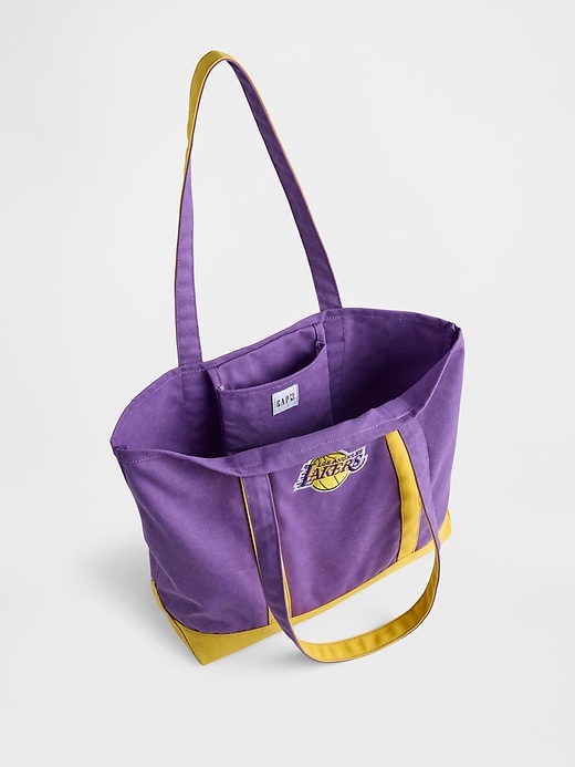 Image number 3 showing, NBA Los Angeles Lakers Logo Tote Bag