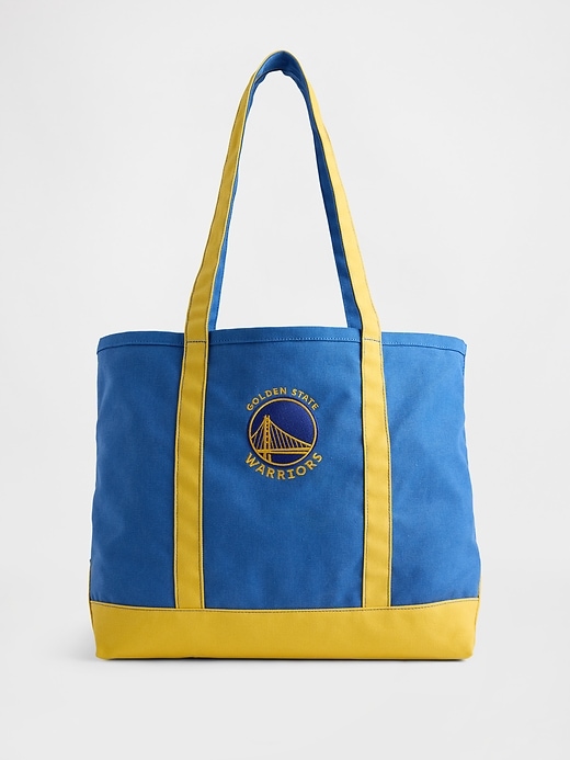 Image number 1 showing, NBA Golden State Warriors Logo Tote Bag
