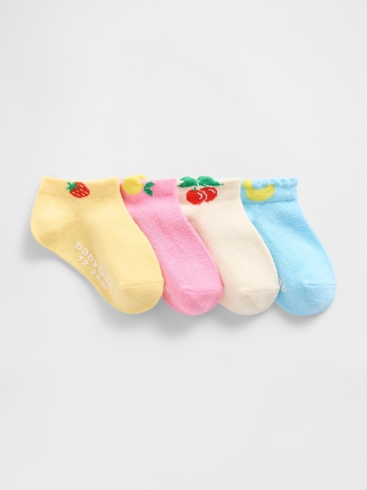 View large product image 1 of 1. Baby & Toddler No Show Socks (4-Pack)
