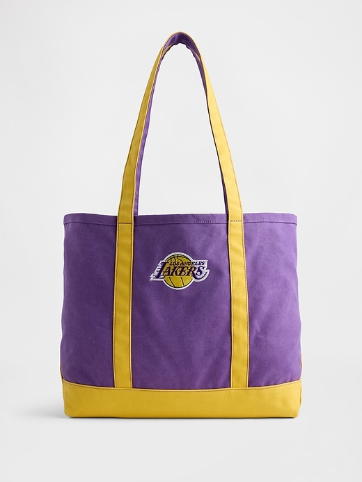 Image number 1 showing, NBA Los Angeles Lakers Logo Tote Bag