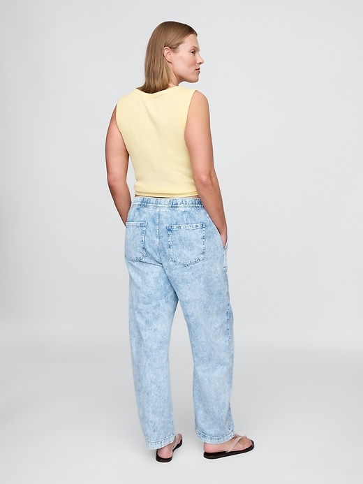 Image number 7 showing, High Rise Easy Barrel Jeans