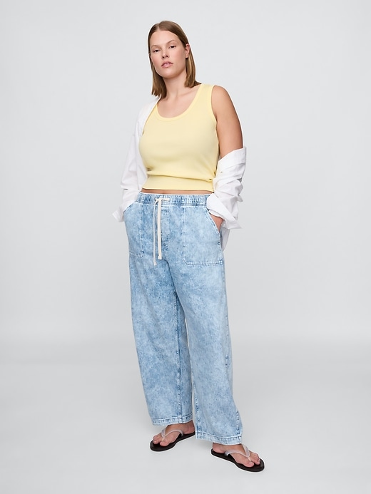 Image number 6 showing, High Rise Easy Barrel Jeans