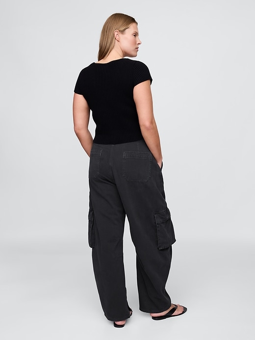 Image number 6 showing, Mid Rise Barrel Cargo Pants