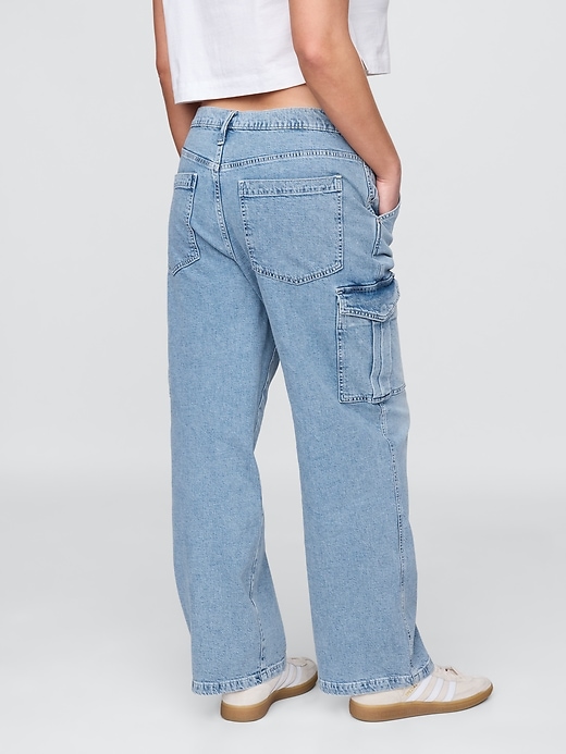 Image number 7 showing, Mid Rise '90s Loose Cargo Jeans