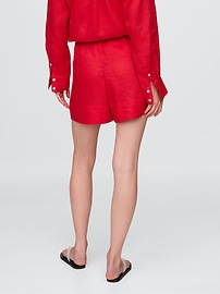 100% Linen Easy Shorts