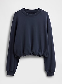 Heavyweight French Terry Bubble-Hem Sweatshirt
