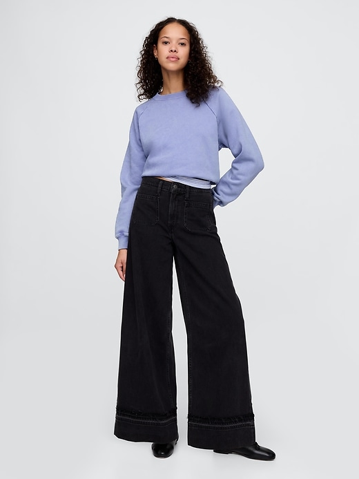 Image number 1 showing, Mid Rise UltraSoft Baggy Jeans
