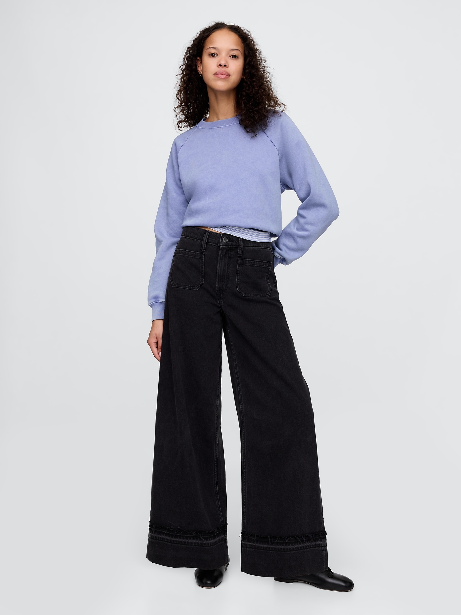 Mid Rise UltraSoft Baggy Jeans