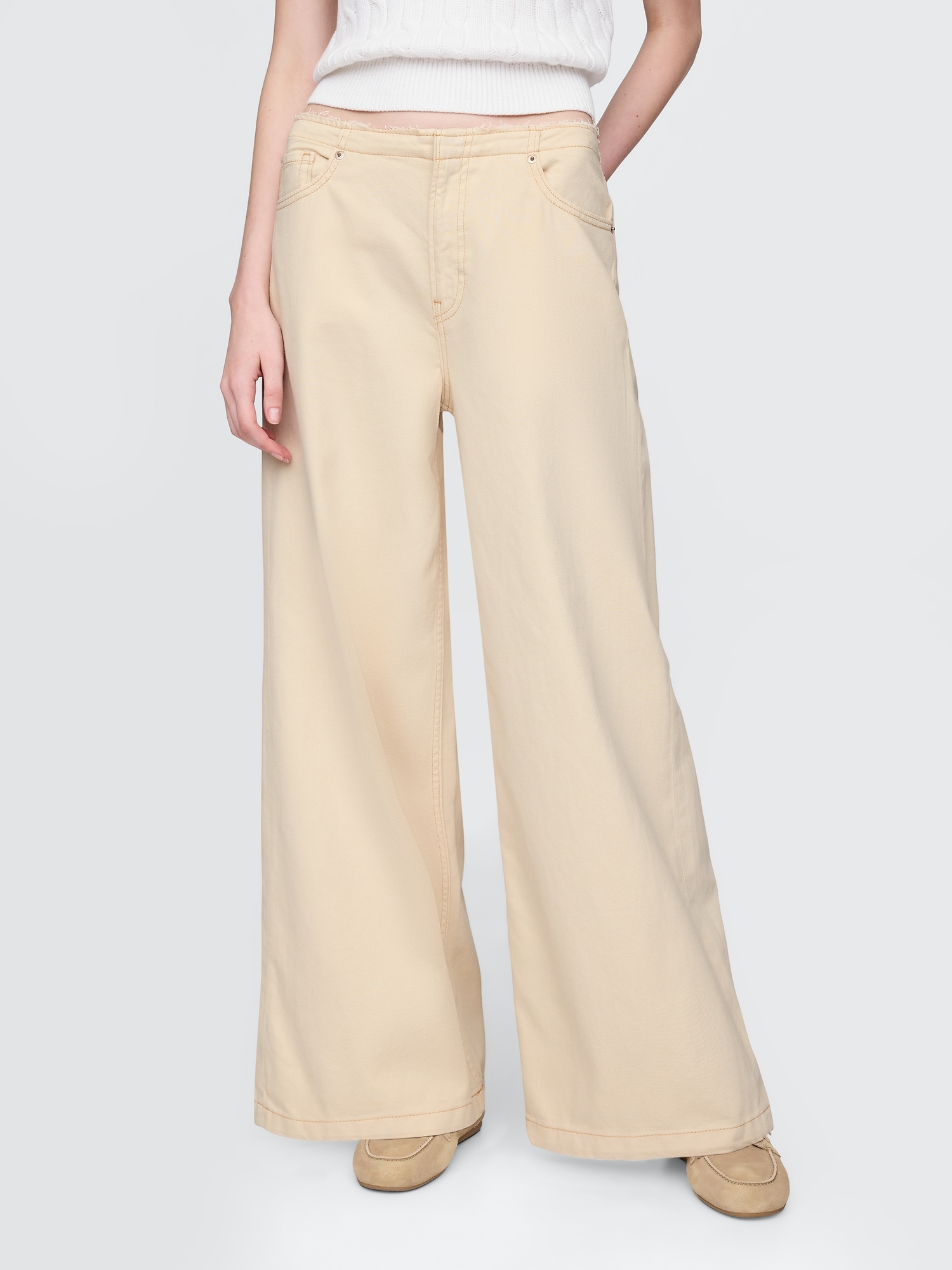 Женские джинсы Gap Mid Rise UltraSoft Baggy Jeans — фото 2