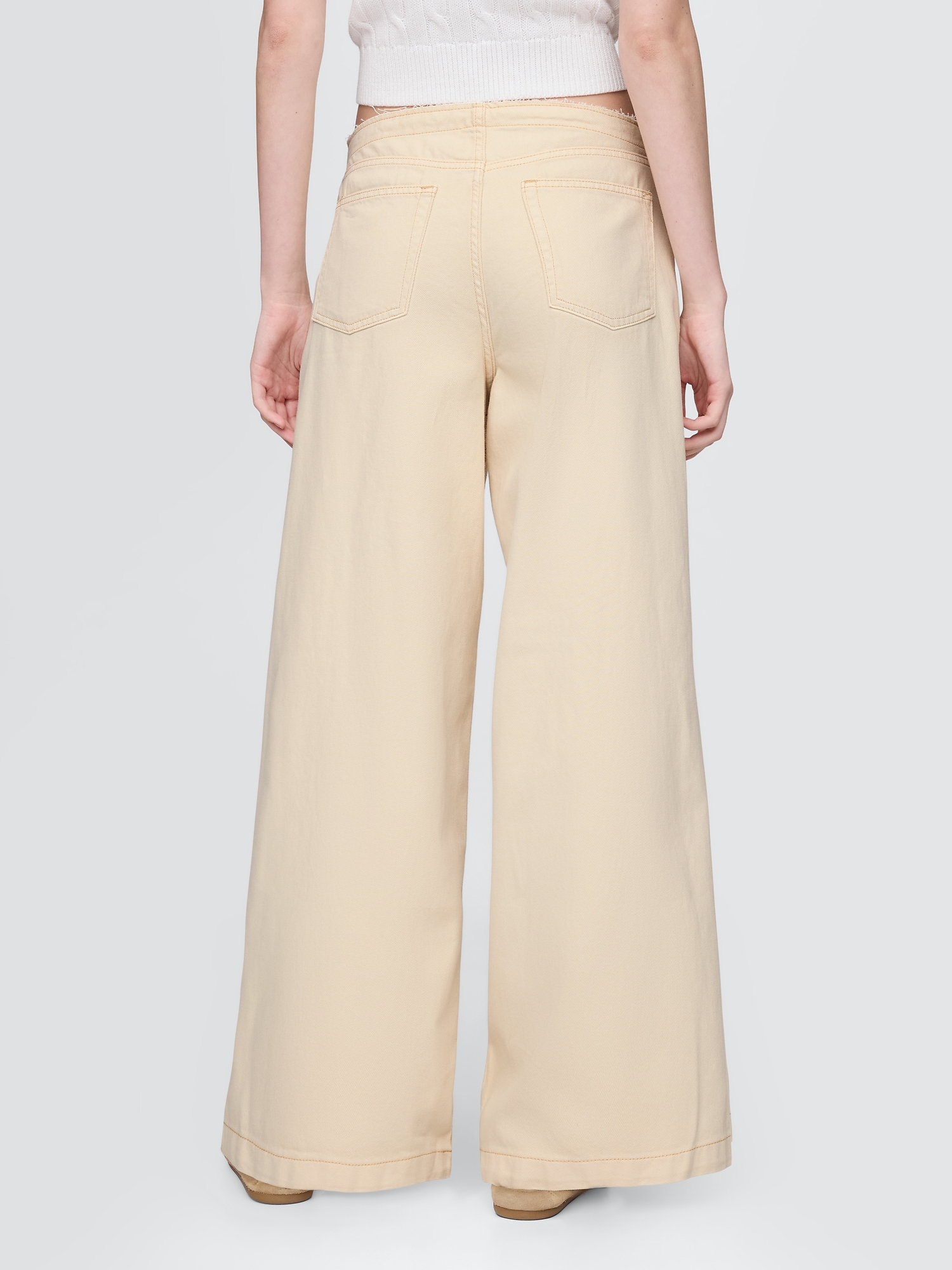 Женские джинсы Gap Mid Rise UltraSoft Baggy Jeans — фото 4