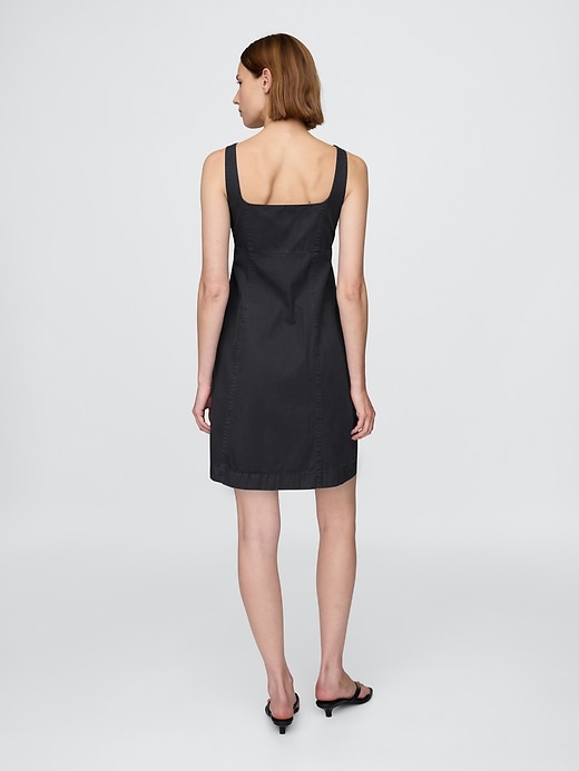 Image number 2 showing, Twill Mini Shirtdress