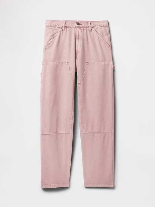 Image number 7 showing, UltraSoft Double-Knee Carpenter Baggy Jeans