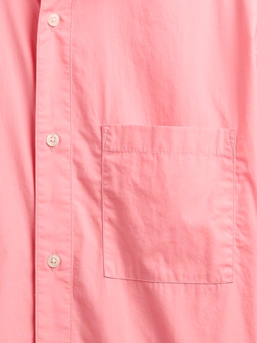 Image number 2 showing, Organic Cotton Oversized Poplin Shirt