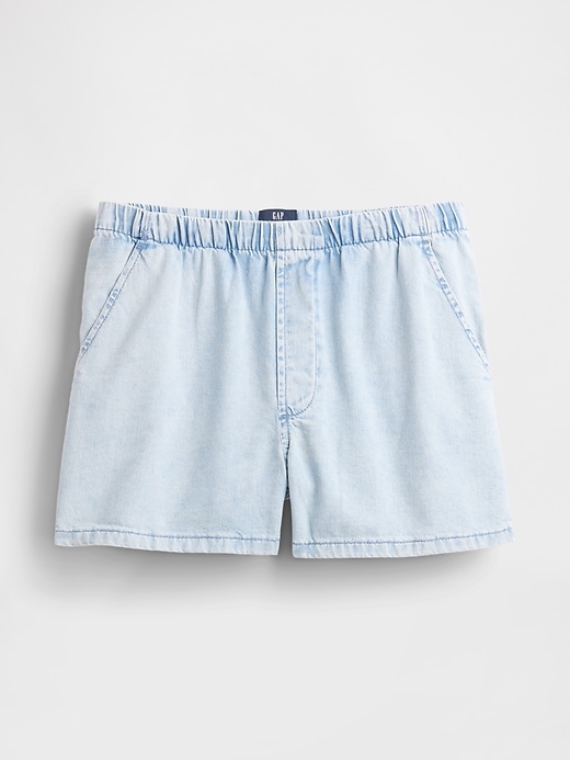 Image number 6 showing, Mid Rise UltraSoft Easy Denim Boxer Shorts