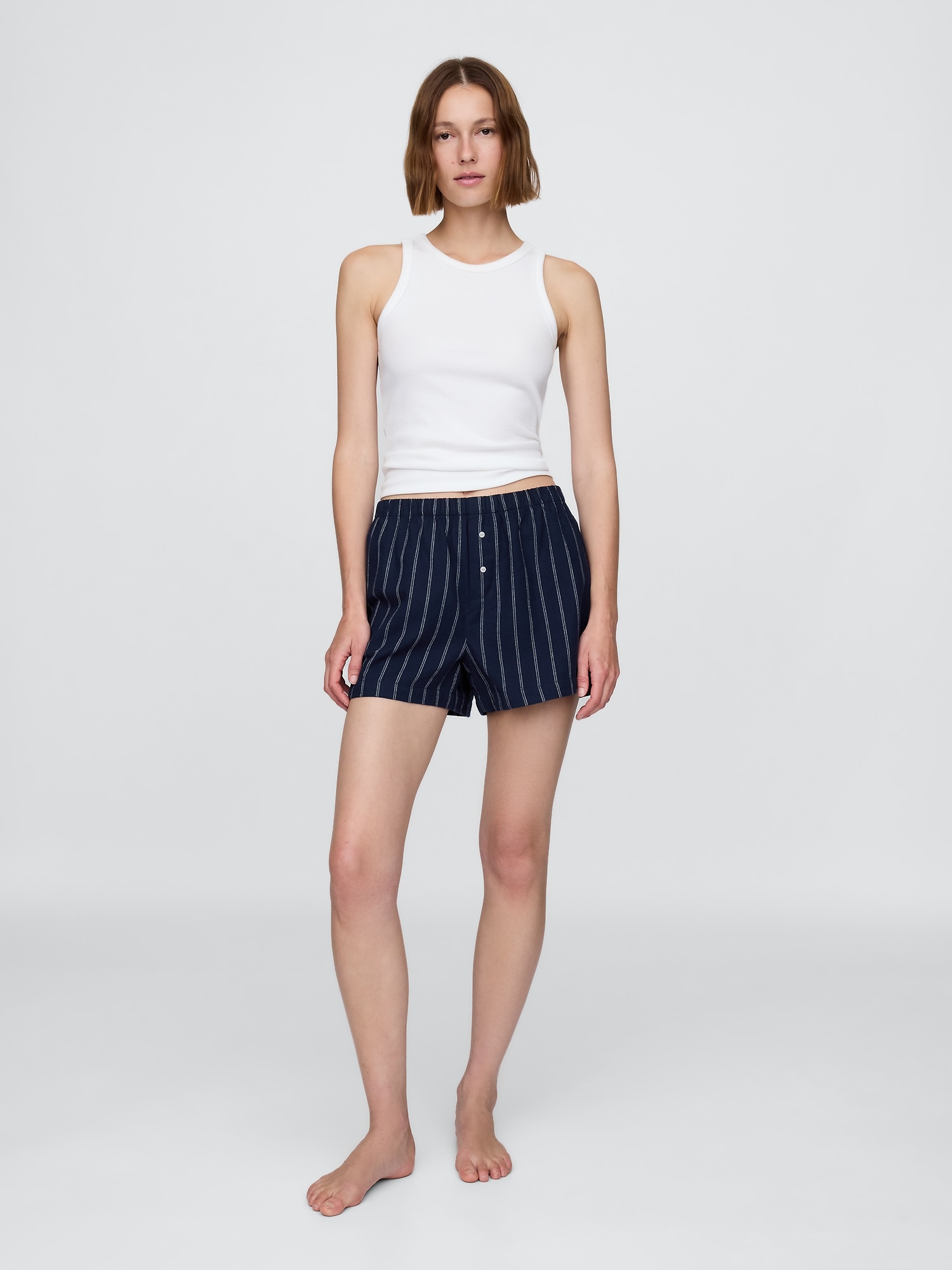 Flannel PJ Boxer Shorts