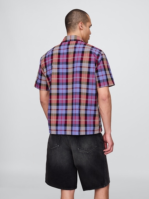 Image number 3 showing, Mixed Plaid Oxford Shirt