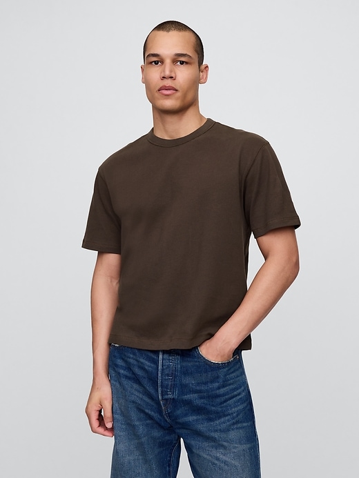 Image number 1 showing, Heavyweight Cropped T-Shirt