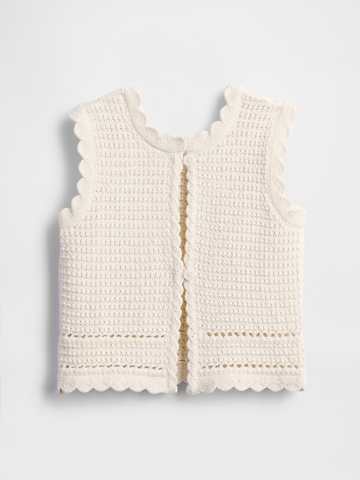 Image number 3 showing, Baby & Toddler Scalloped Crochet Top