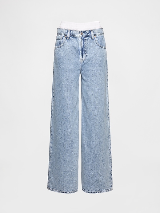 Image number 5 showing, Mid Rise UltraSoft Boxer Baggy Jeans