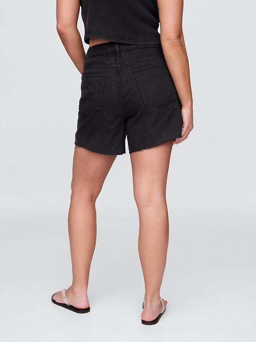 Image number 6 showing, 4" Mid Rise UltraSoft Relaxed Cutoff Shorts