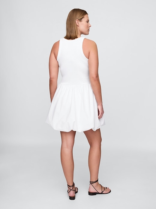 Image number 6 showing, Mixed Media Bubble Mini Dress