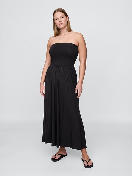 Image number 4 showing, Strapless Maxi Dress
