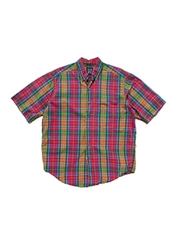 1990s GapVintage Adult Plaid Shirt — M