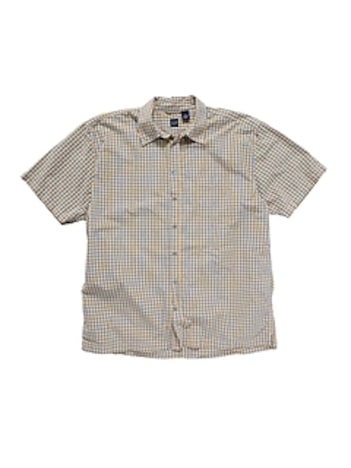 2002 GapVintage Adult Plaid Shirt — XXL