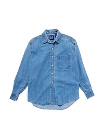 1990s GapVintage Adult Denim Shirt — S