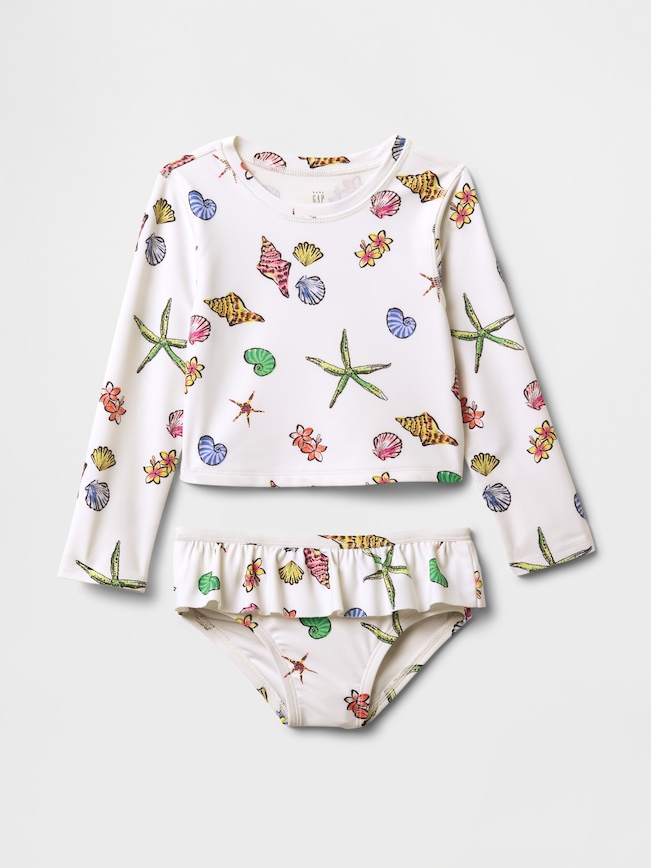 Baby & Toddler Rash Guard Swim Two-Piece