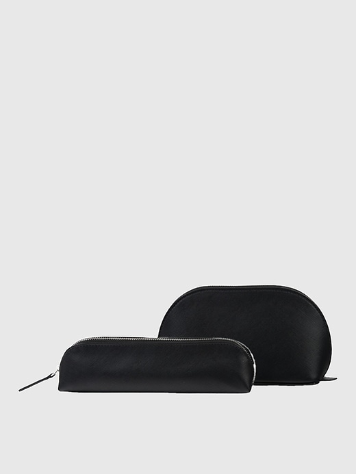 Image number 1 showing, Brouk and Co Corie Cosmetic and Brush Case