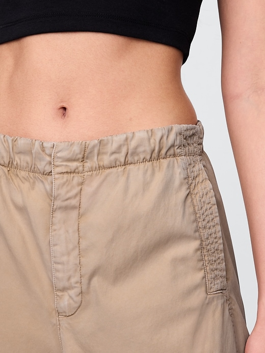 Image number 8 showing, Low Rise Barrel Parachute Pants