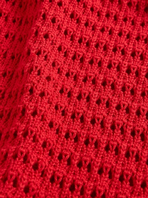 Image number 7 showing, 100% Cotton Crochet Ankle Pants
