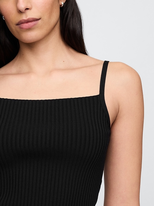 Image number 5 showing, Cropped Rib Sweater Tank Top