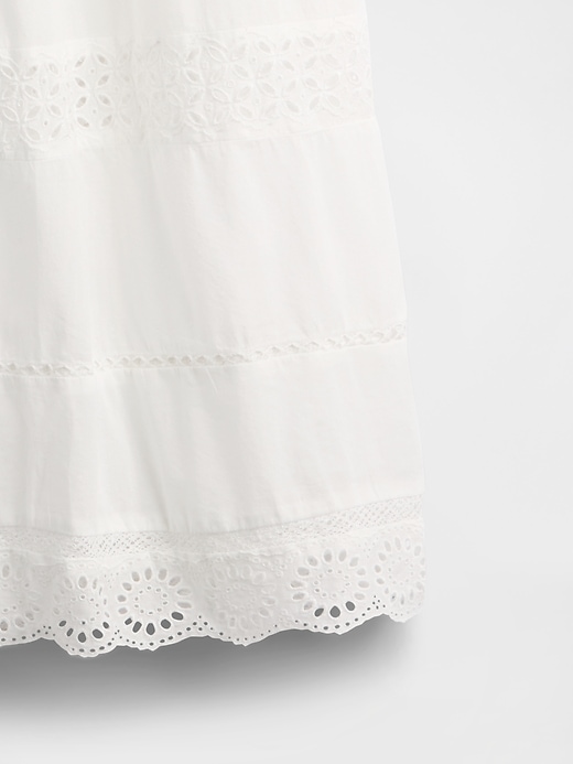 Image number 5 showing, Tiered Lace-Trim Maxi Skirt