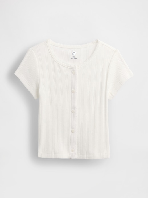 Image number 1 showing, Baby & Toddler Pointelle Rib Top