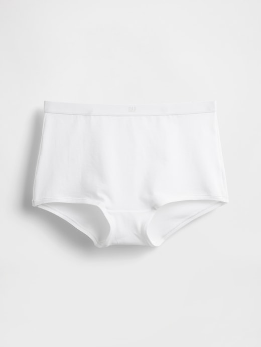 Image number 2 showing, Organic Stretch Cotton High Rise Shorty