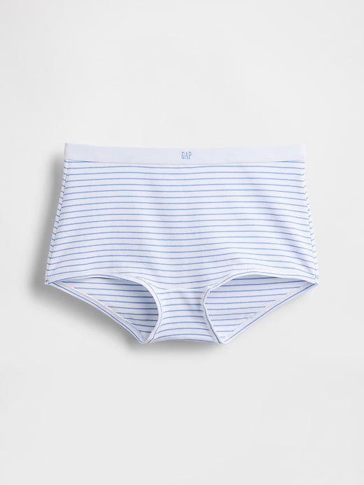 Image number 3 showing, Organic Stretch Cotton High Rise Shorty