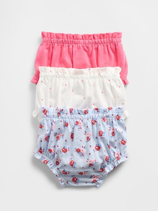 Image number 2 showing, Baby First Favorites Organic Cotton Ruffle Shorts (3-Pack)
