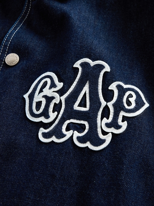 Image number 4 showing, Varsity Coaches Denim Jacket
