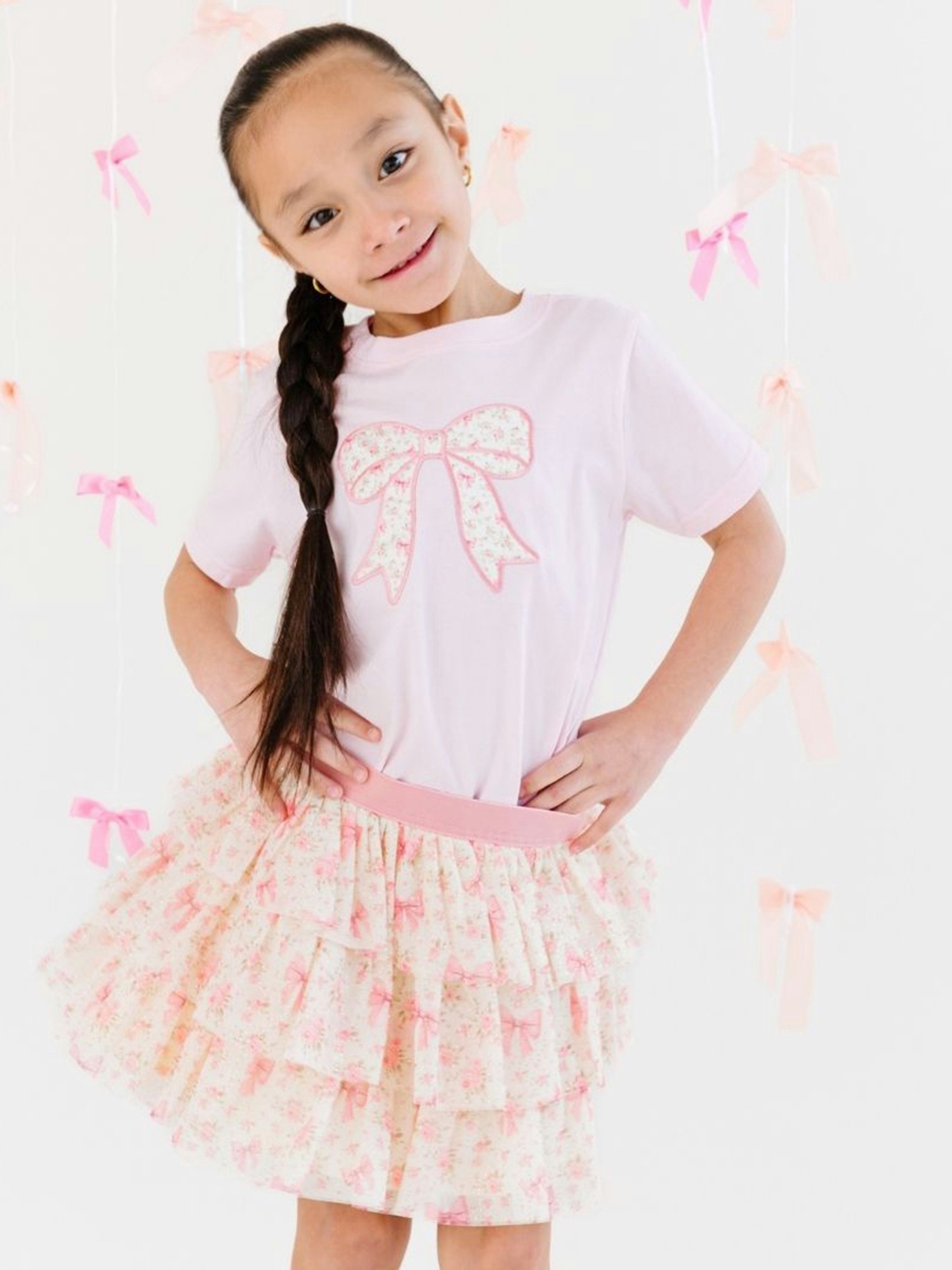 Детская юбка-пачка Gap Sweet Wink Birthday Girl многоярусная — фото 3